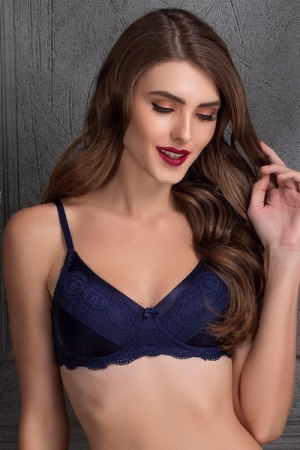 Lace Padded Non-Wired Foam Bra