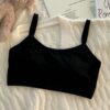 Black Cotton Girls Training Bra