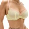 Dream Curve Air Unlined Breathable Minimizer Yollow Sheer Mesh Lace Bra