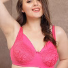 Lace Non-Padded Non-Wired Full Coverage Plus Size Foam Bra