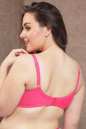 Lace Non-Padded Non-Wired Full Coverage Plus Size Foam Bra