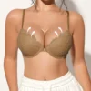 Peach Girl Coffee Brown Sexy Lace Front Closure Bra
