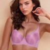 Push-Up Padded Underwired Demi Cup T-shirt Bra in Mauve