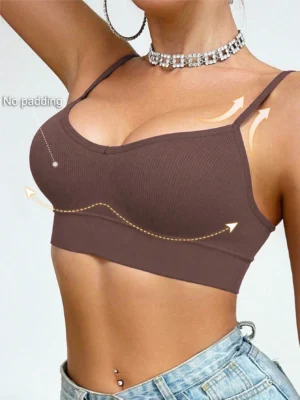 Women's Seamless Backless Camisole Bra