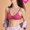 Non-Wired Full Coverage Bra in Dusty Pink- Cotton Rich