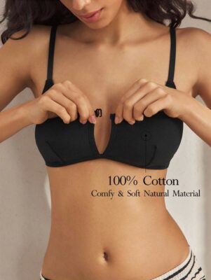 100% Cotton Front Closure Ladies Bra