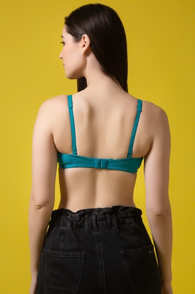 Full Coverage Spacer Cup Multiway T-shirt Bra in Sky Blue - Cotton Rich