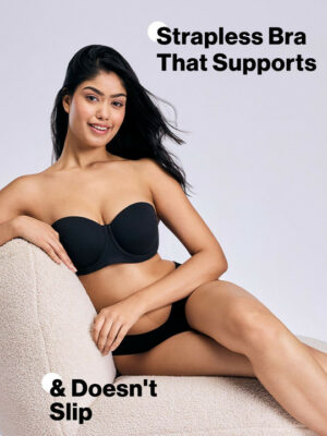Cotton Multiway Padded Wired Strapless Classic Bra