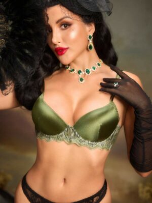 Lace Elegant Luxurious Ladies Bra Without Padding