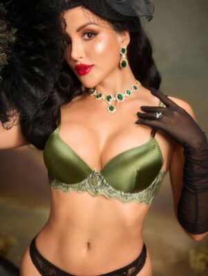 Lace Elegant Luxurious Ladies Bra Without Padding