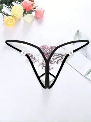 Sexy Lingerie Shorts Rhinestone Classic Pendant Panty