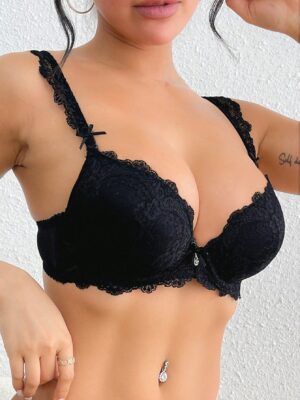 Women's Lace Floral Comfort Padded Underwire Bra